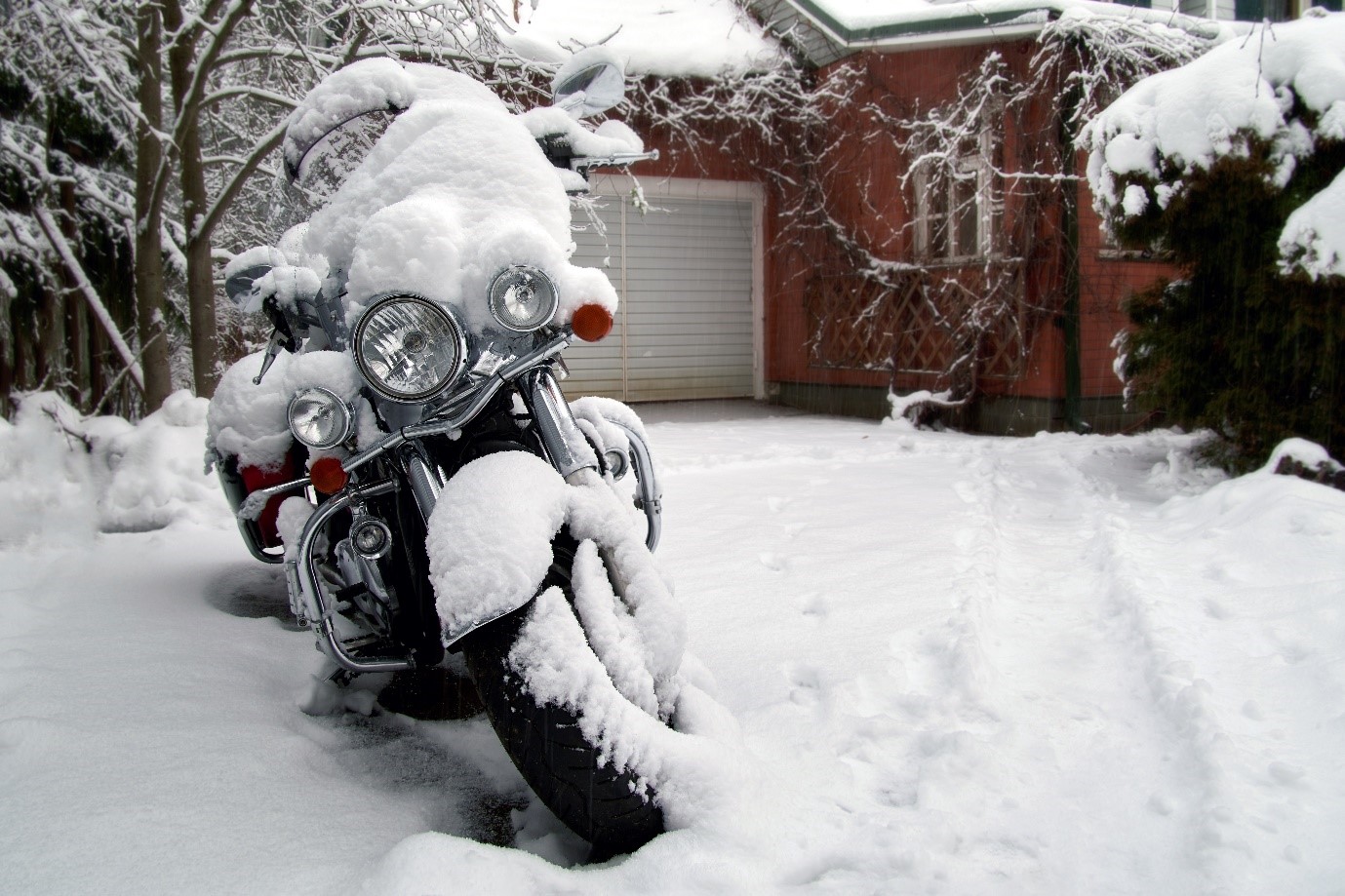 Store motorbike in a shipping container